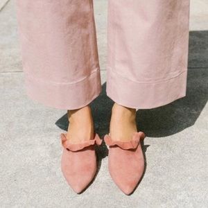 Pink Loeffler Randall kitten heel